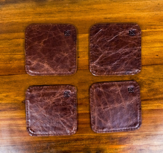 Genuine Leather Coasters